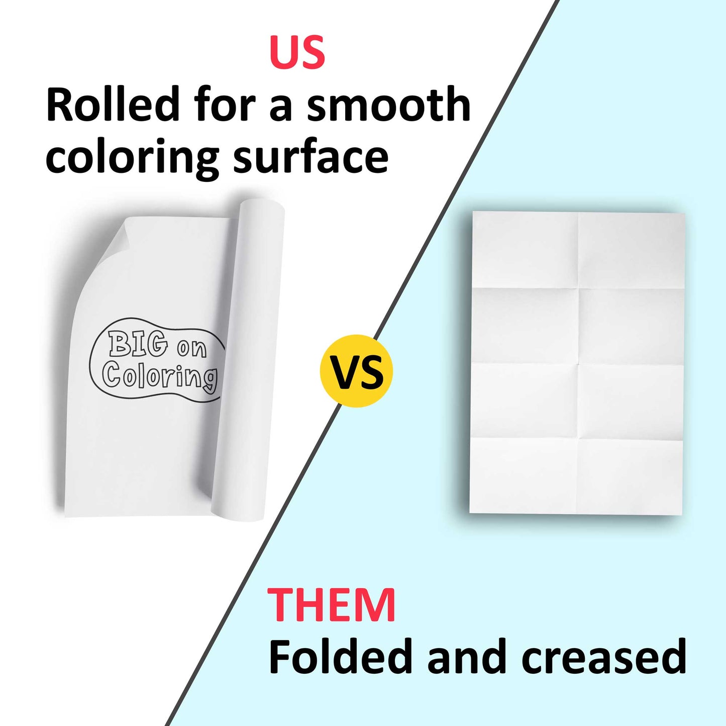 Our posters are rolled, not folded for shipping.