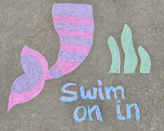 Use Sidewalk Chalks to Create a Fun Welcome Sign for Your Party