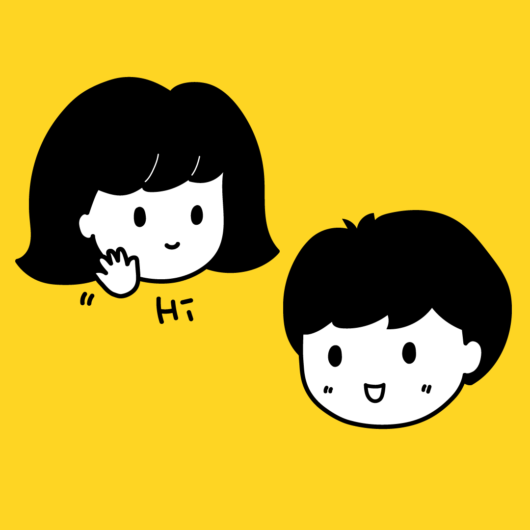 doodle of children