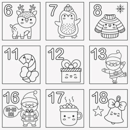 close up of coloring poster