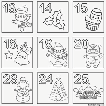 close up of coloring poster